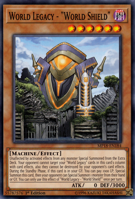 World Legacy - "World Shield" [MP18-EN184] Common | Chromatic Games