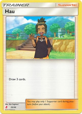 Hau (23/30) [Sun & Moon: Trainer Kit - Lycanroc] | Chromatic Games