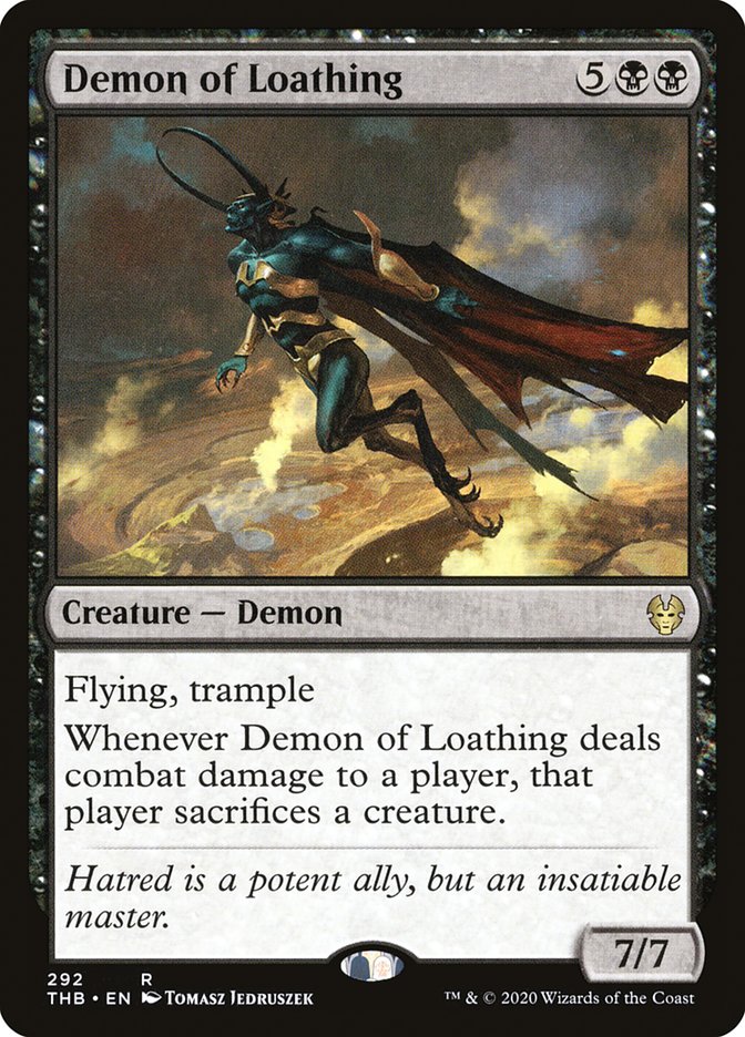 Demon of Loathing 292/254 (Theros Beyond Death)  | Chromatic Games