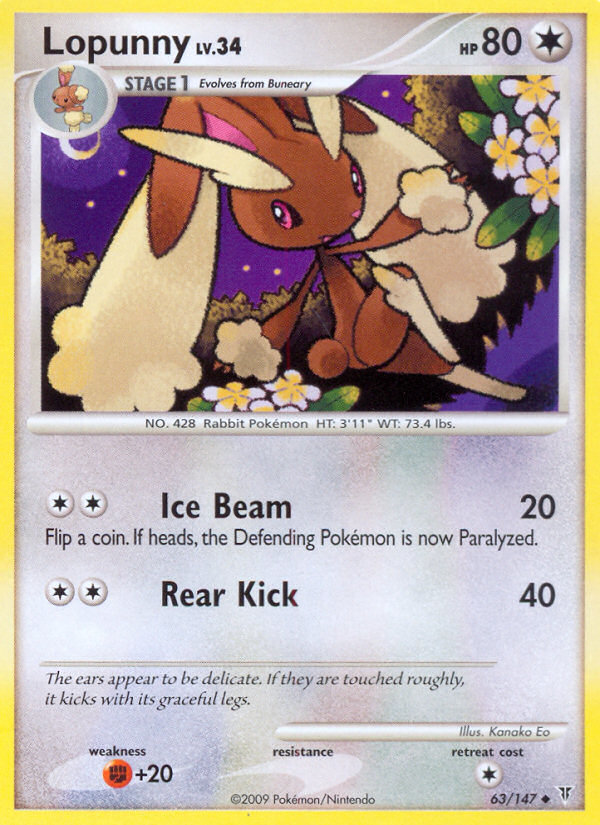 Lopunny (63/147) [Platinum: Supreme Victors] | Chromatic Games