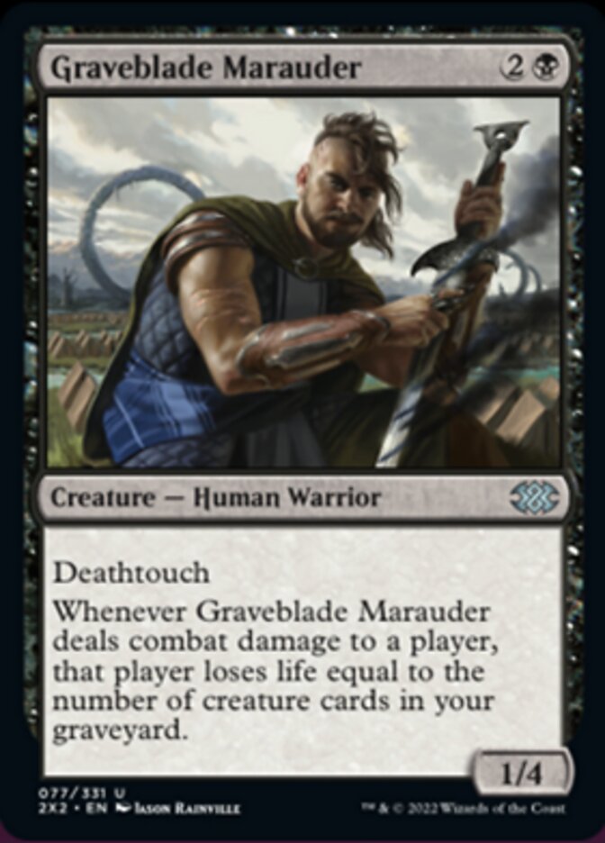 Graveblade Marauder [Double Masters 2022] | Chromatic Games