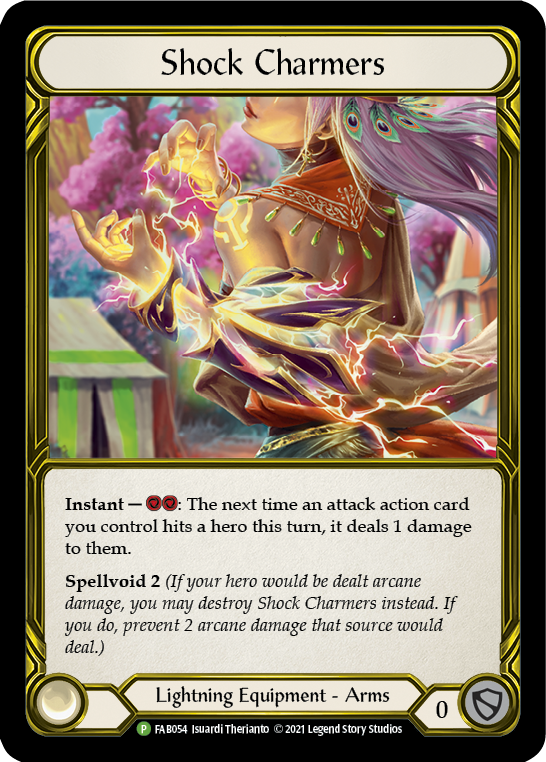 Shock Charmers (Golden) [FAB054] (Promo)  Cold Foil | Chromatic Games