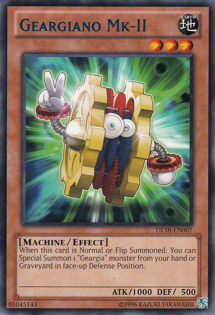 Geargiano Mk-II (Blue) [DL18-EN007] Rare | Chromatic Games