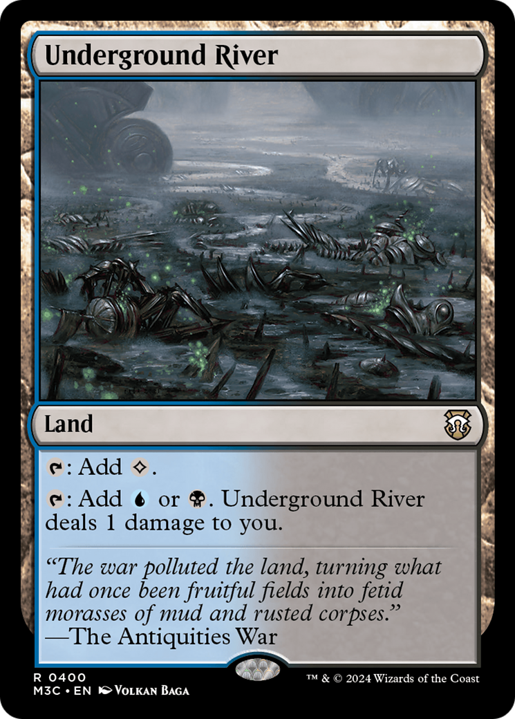 Underground River (Ripple Foil) [Modern Horizons 3 Commander] | Chromatic Games