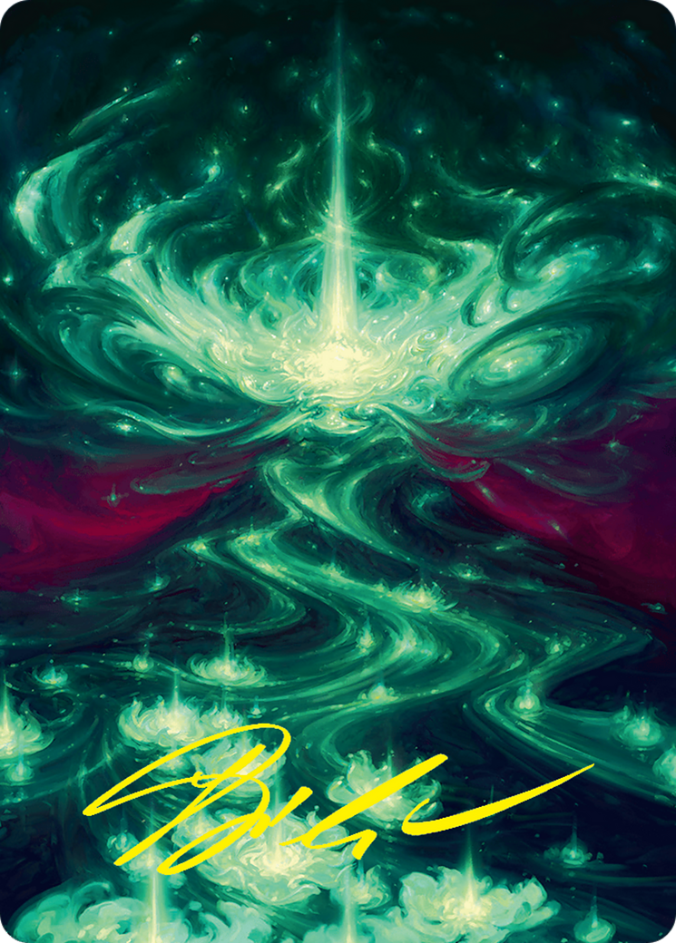 Genesis Wave Art Card (54/54) (Gold-Stamped Signature) [Foundations Art Series] | Chromatic Games