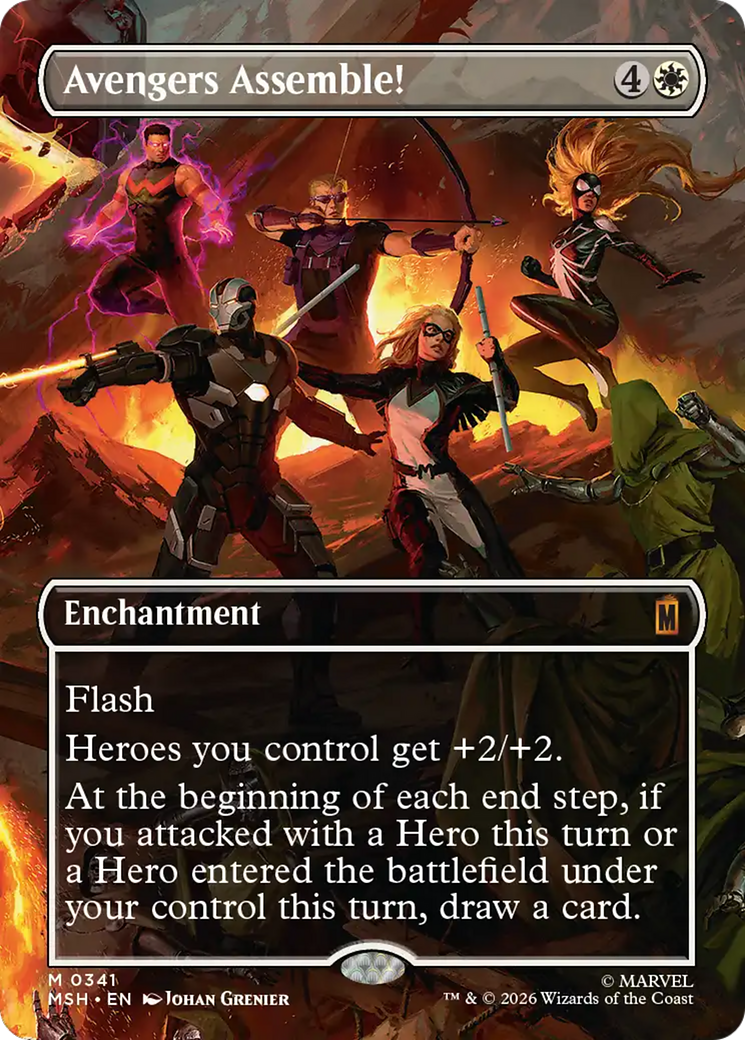 Avengers Assemble! (Borderless) (0341) [Marvel Super Heroes] | Chromatic Games