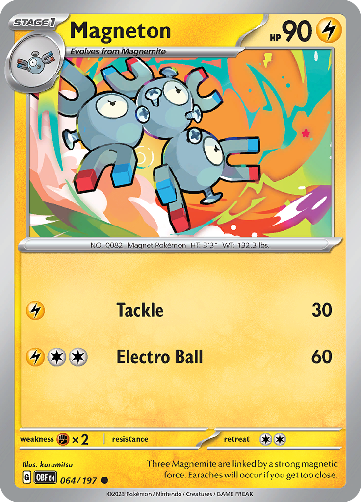 Magneton (064/197) [Scarlet & Violet: Obsidian Flames] | Chromatic Games