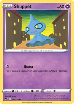 Shuppet (067/185) [Sword & Shield: Vivid Voltage] | Chromatic Games