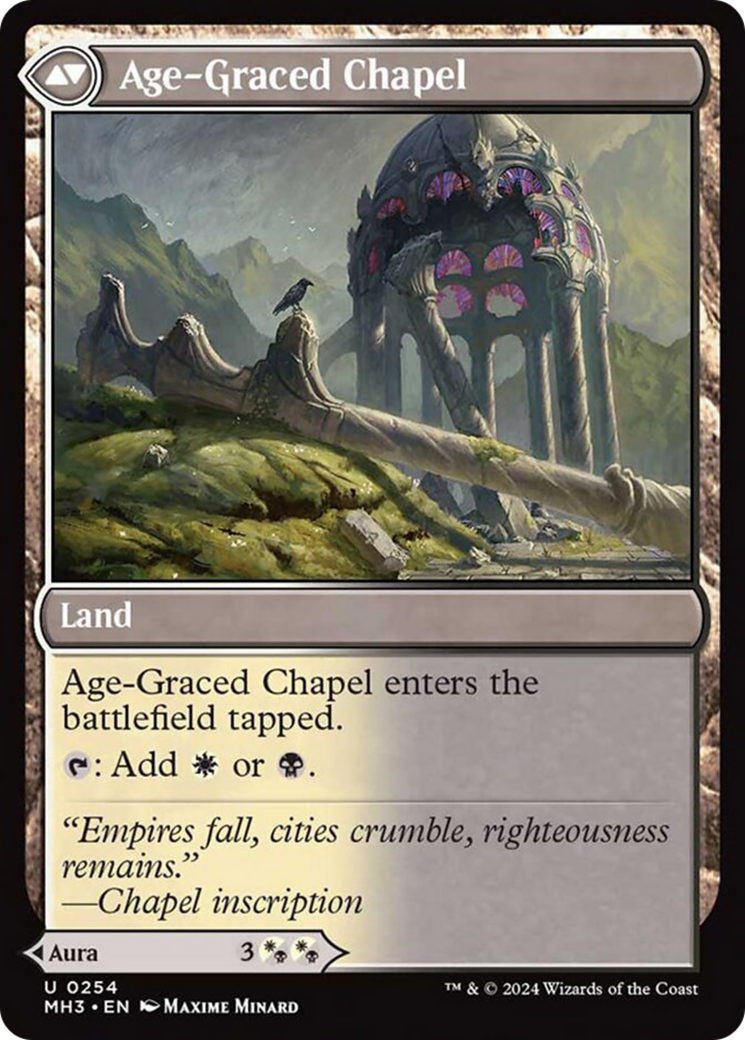 Glasswing Grace // Age-Graced Chapel [Modern Horizons 3] | Chromatic Games