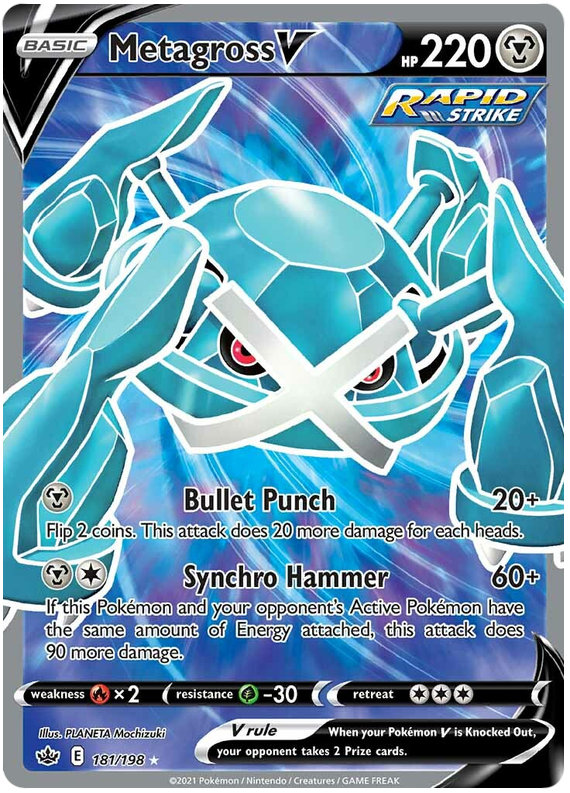 Metagross V (181/198) [Sword & Shield: Chilling Reign] | Chromatic Games