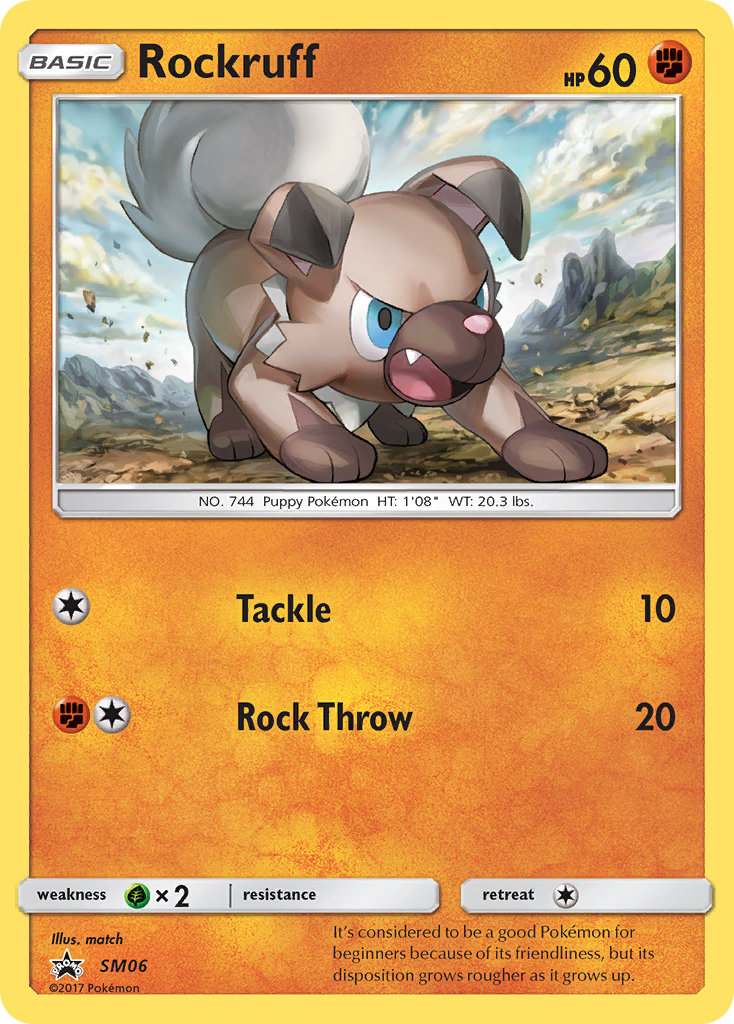 Rockruff (SM06) [Sun & Moon: Black Star Promos] | Chromatic Games