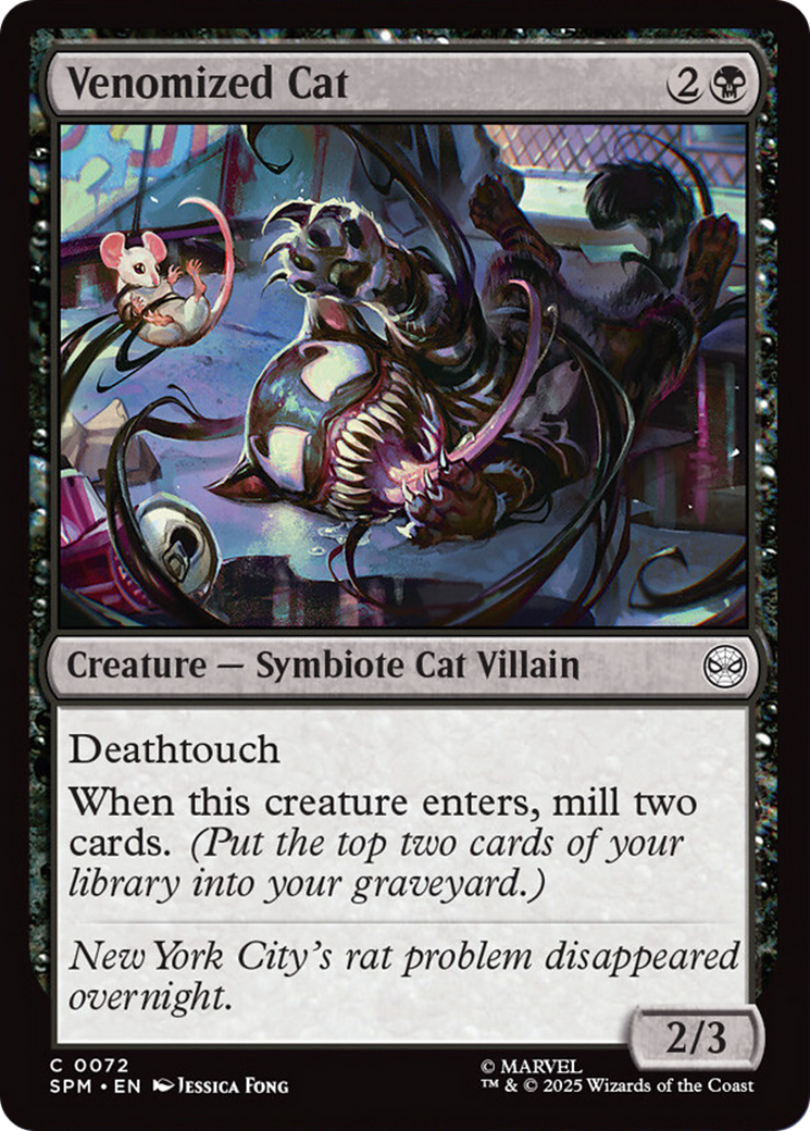 Venomized Cat [Marvel's Spider-Man] | Chromatic Games
