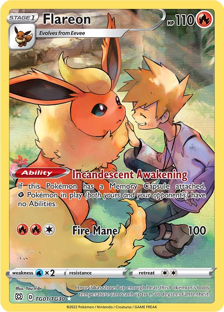 Flareon (TG01/TG30) [Sword & Shield: Brilliant Stars] | Chromatic Games