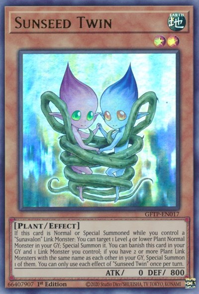 Sunseed Twin [GFTP-EN017] Ultra Rare | Chromatic Games