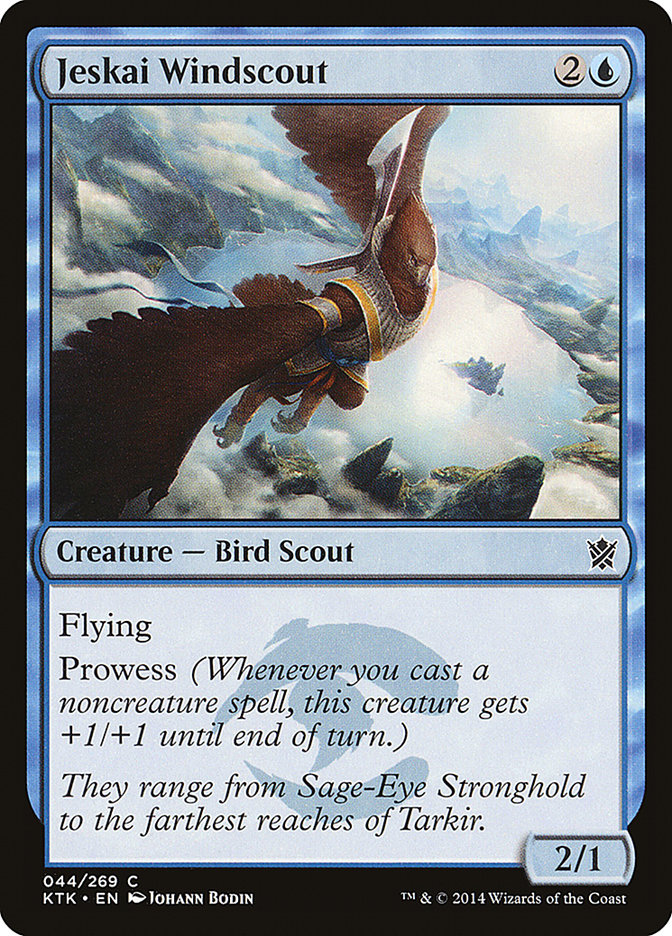 Jeskai Windscout 44/269 (Khans of Tarkir)  | Chromatic Games