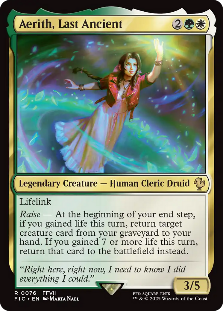 Aerith, Last Ancient [FINAL FANTASY Commander] | Chromatic Games