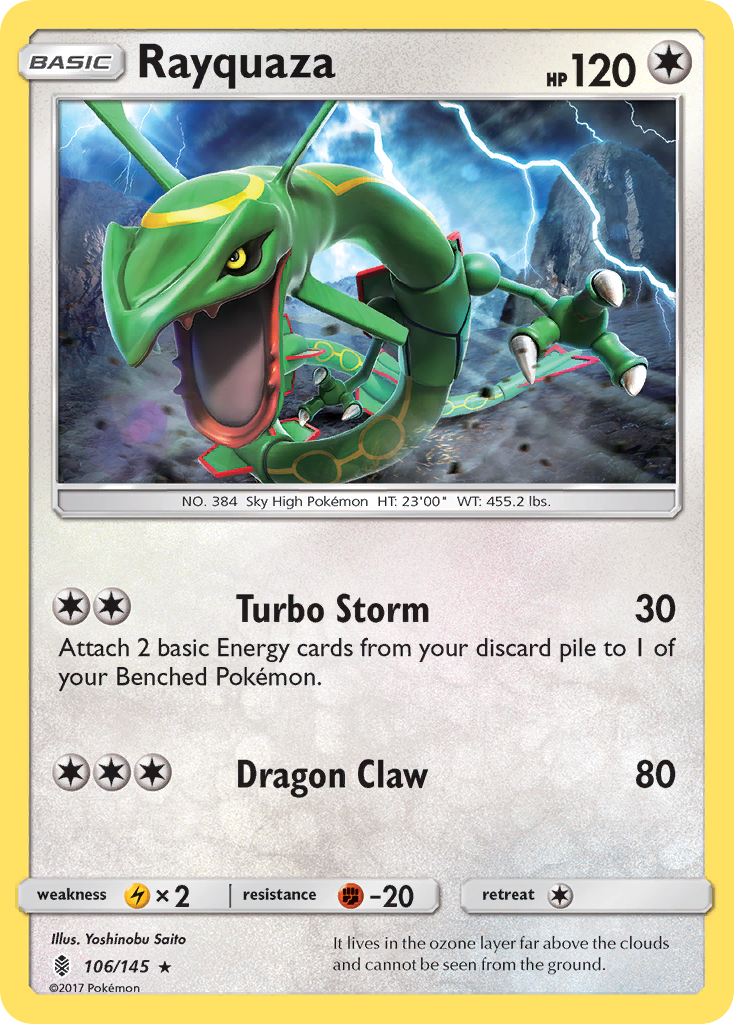 Rayquaza (106/145) [Sun & Moon: Guardians Rising] | Chromatic Games