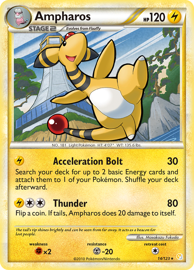 Ampharos (14/123) [HeartGold & SoulSilver: Base Set] | Chromatic Games