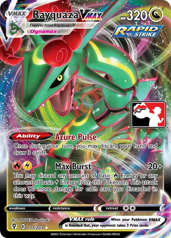 Rayquaza VMAX (111/203) [Prize Pack Series One] | Chromatic Games