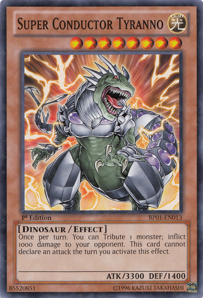 Super Conductor Tyranno [BP01-EN013] Starfoil Rare | Chromatic Games