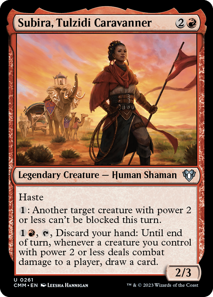 Subira, Tulzidi Caravanner [Commander Masters] | Chromatic Games