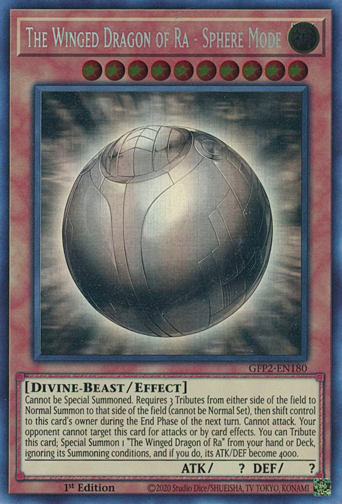 The Winged Dragon of Ra - Sphere Mode [GFP2-EN180] Ghost Rare | Chromatic Games