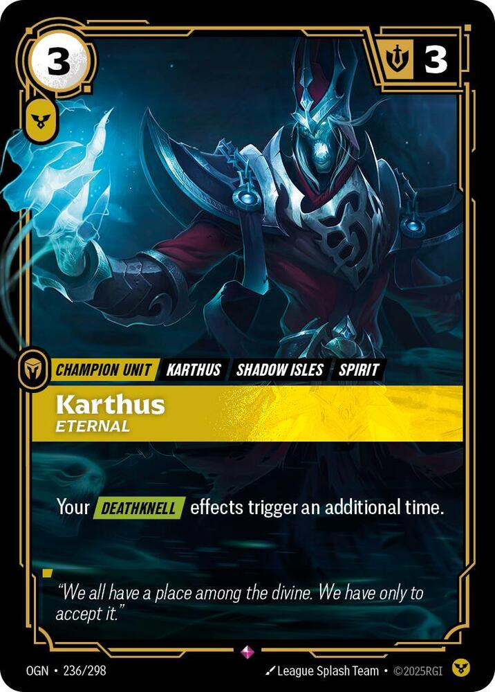 Karthus - Eternal 236/298 (Origins)  - Foil | Chromatic Games