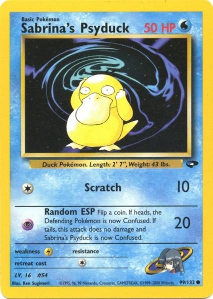 Sabrina's Psyduck (99/132) [Gym Challenge Unlimited] | Chromatic Games