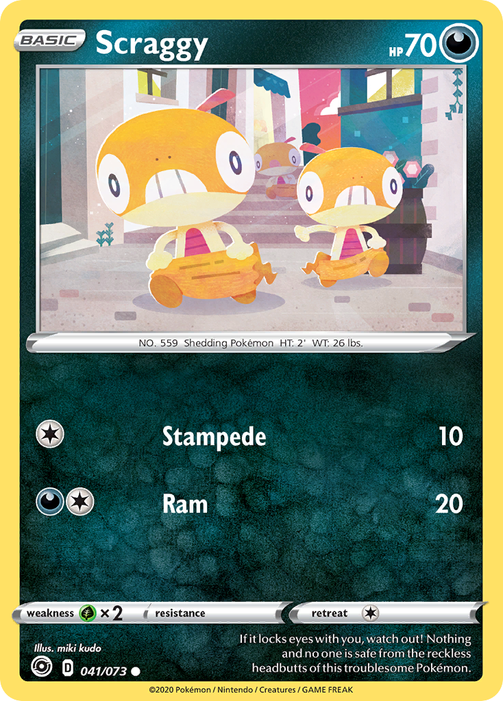 Scraggy (041/073) [Sword & Shield: Champion's Path] | Chromatic Games