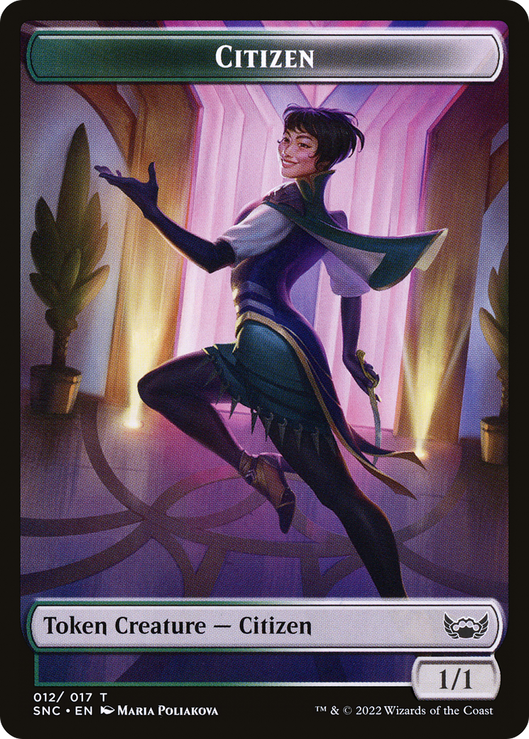 Citizen // Angel Double-Sided Token [The List] | Chromatic Games