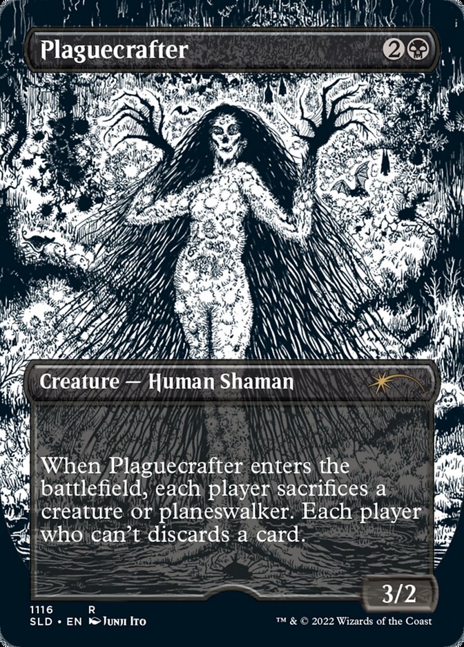 Plaguecrafter (Borderless Etched Foil) [Secret Lair Drop Series] | Chromatic Games