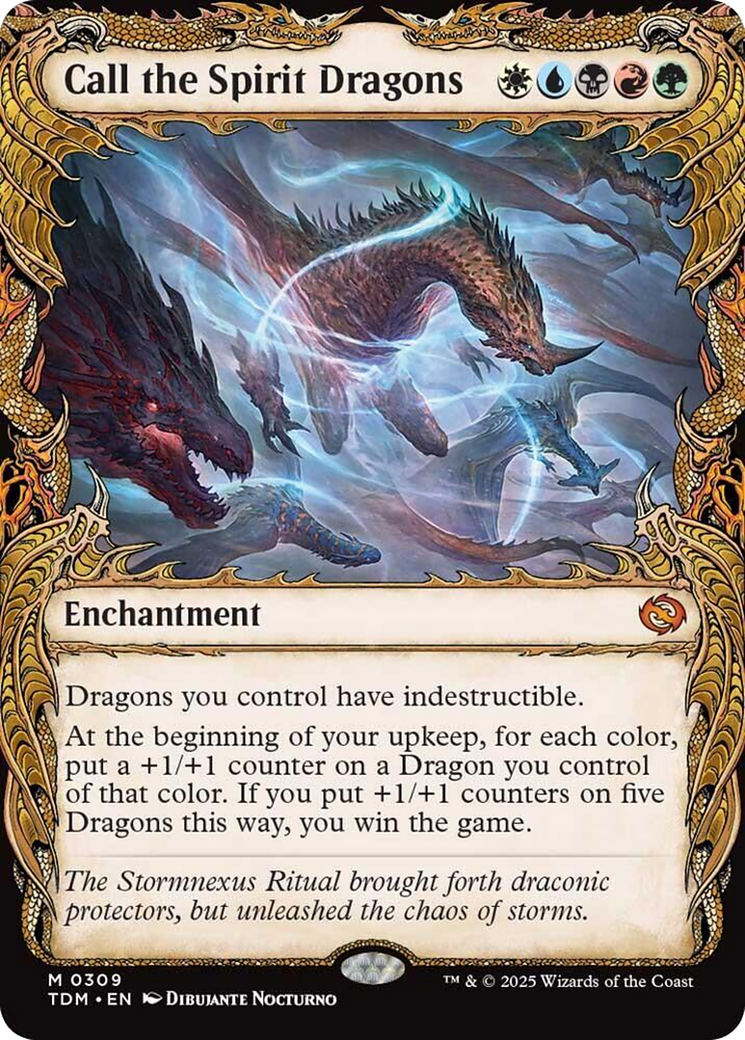 Call the Spirit Dragons (Showcase) [Tarkir: Dragonstorm] | Chromatic Games