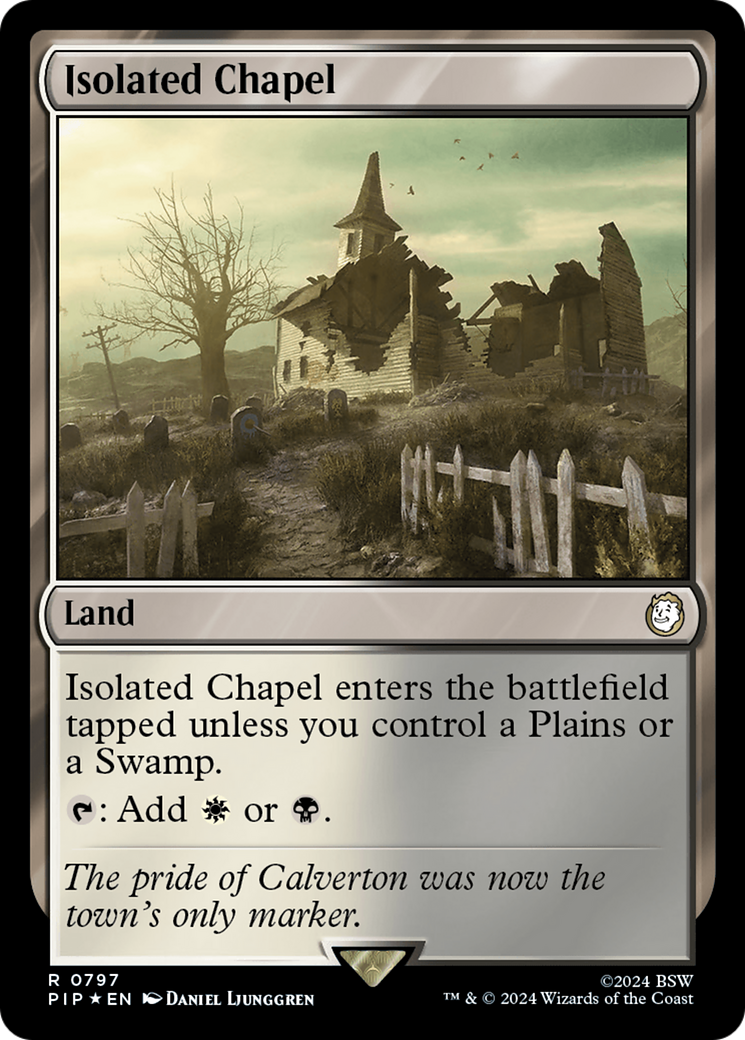 Isolated Chapel (Surge Foil) [Fallout] | Chromatic Games