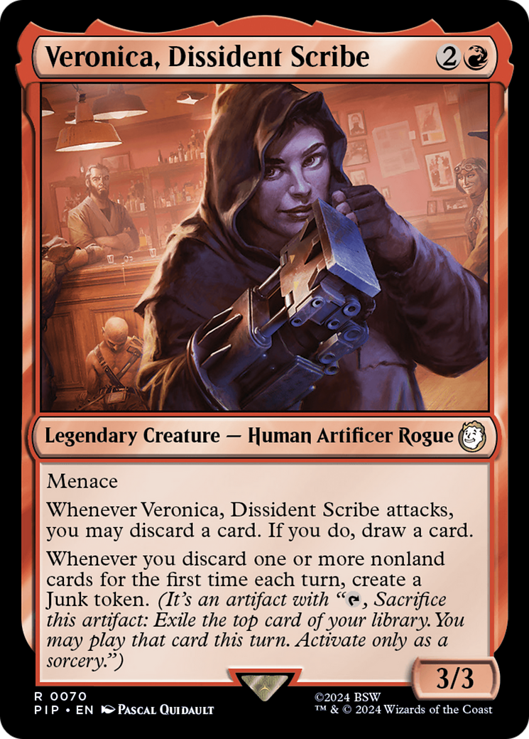 Veronica, Dissident Scribe [Fallout] | Chromatic Games