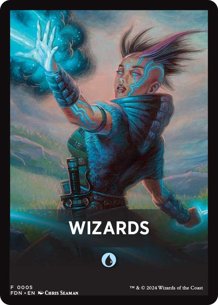 Wizards Theme Card [Foundations Tokens] | Chromatic Games