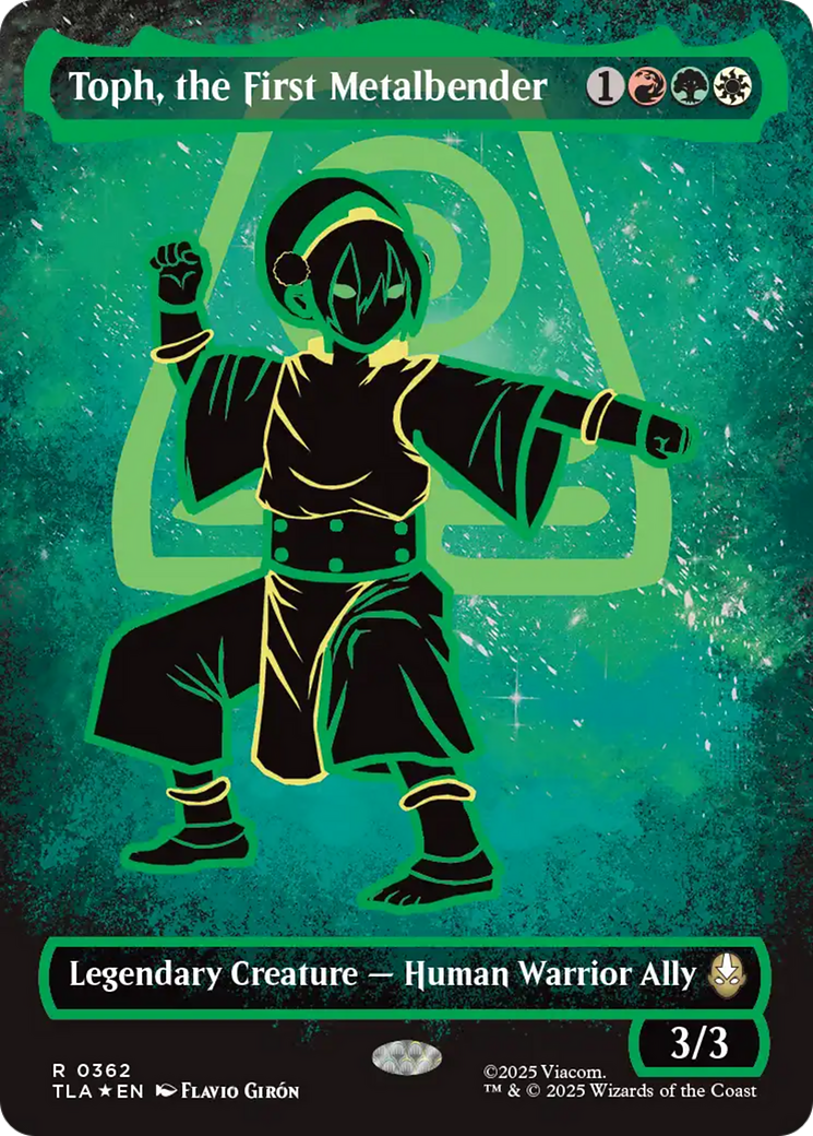 Toph, the First Metalbender (Borderless Battle Pose) [Avatar: The Last Airbender] | Chromatic Games