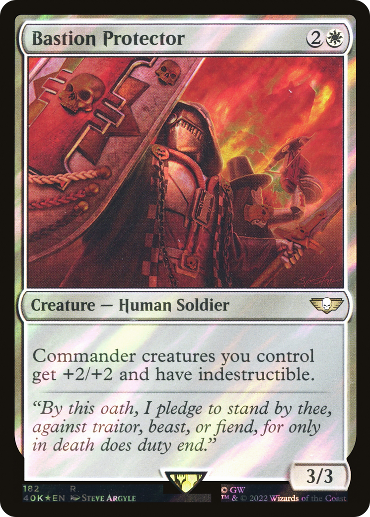 Bastion Protector (Surge Foil) [Marvel Super Heroes Commander] | Chromatic Games