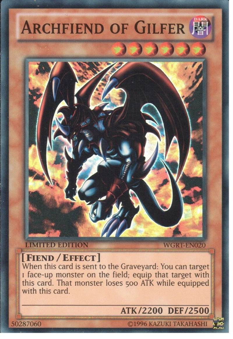 Archfiend of Gilfer [WGRT-EN020] Super Rare | Chromatic Games