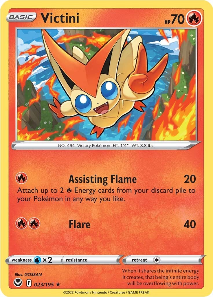 Victini (023/195) [Sword & Shield: Silver Tempest] | Chromatic Games