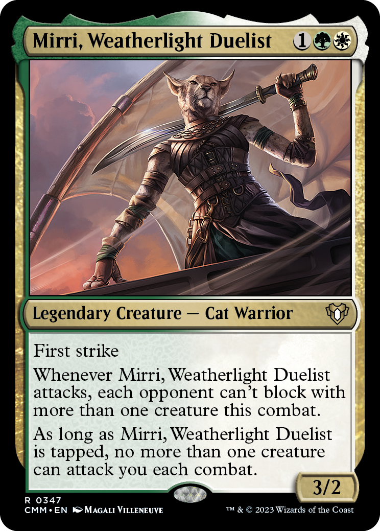 Mirri, Weatherlight Duelist [Commander Masters] | Chromatic Games