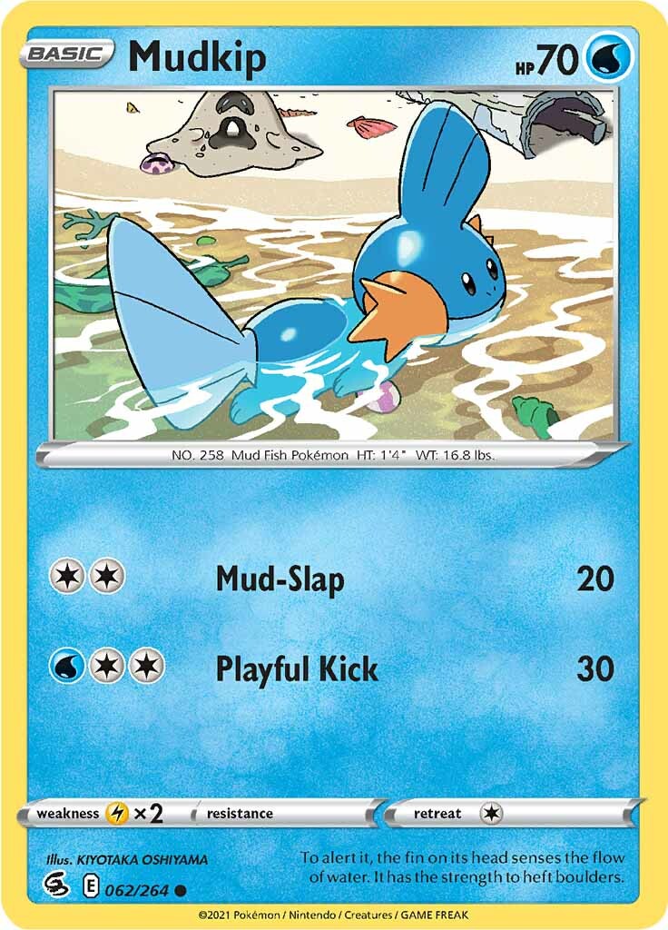 Mudkip (062/264) [Sword & Shield: Fusion Strike] | Chromatic Games
