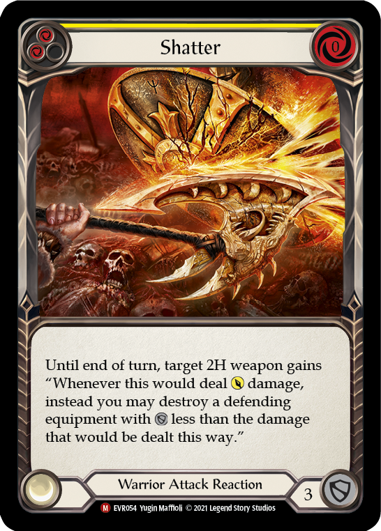 Shatter [EVR054] (Everfest)  1st Edition Rainbow Foil | Chromatic Games