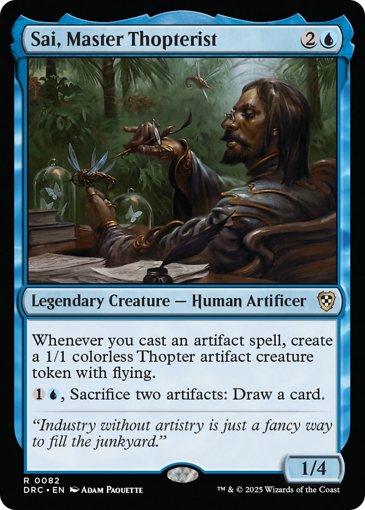 Sai, Master Thopterist [Aetherdrift Commander] | Chromatic Games