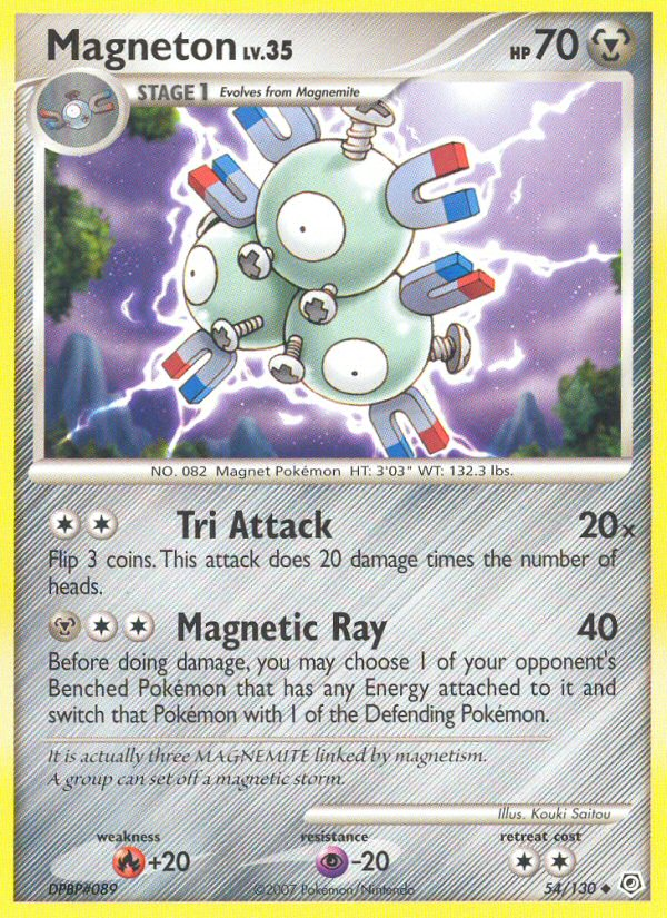 Magneton (54/130) [Diamond & Pearl: Base Set] | Chromatic Games