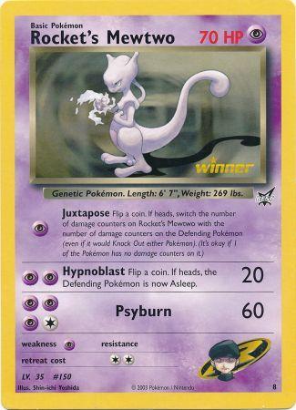 Rocket's Mewtwo (8) (Jumbo Card) [Best of Promos] | Chromatic Games