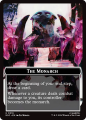 The Monarch (016) // Vibranium (031) Double-Sided Token (Surge Foil) [Marvel Super Heroes Commander Tokens] | Chromatic Games