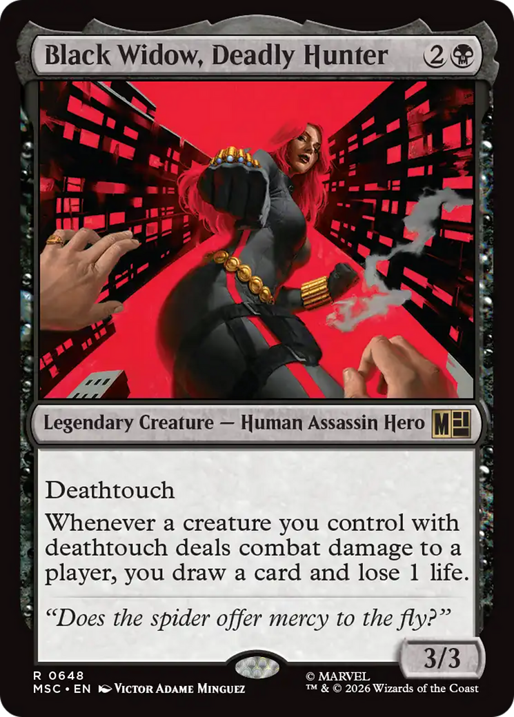 Black Widow, Deadly Hunter [Marvel Super Heroes Commander] | Chromatic Games