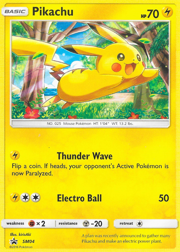 Pikachu (SM04) [Sun & Moon: Black Star Promos] | Chromatic Games