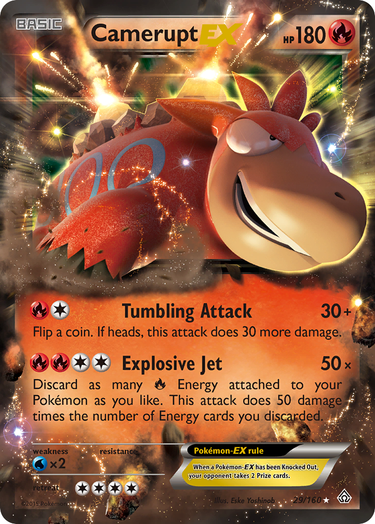 Camerupt EX (29/160) [XY: Primal Clash] | Chromatic Games