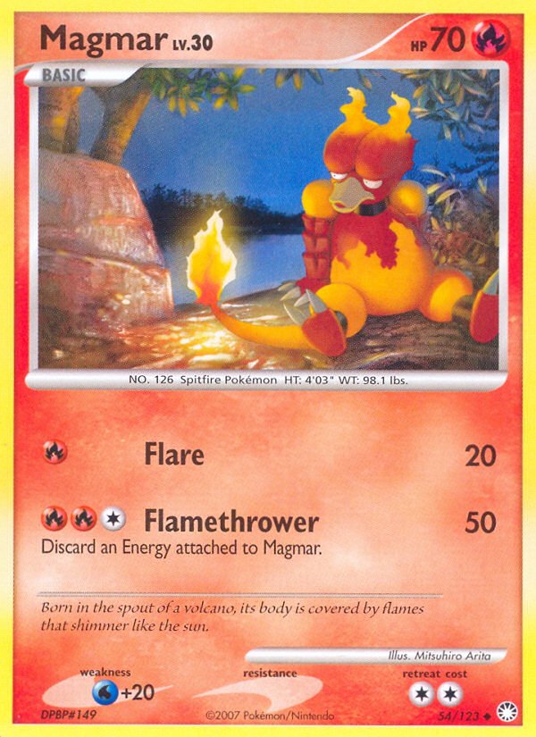 Magmar (54/123) [Diamond & Pearl: Mysterious Treasures] | Chromatic Games